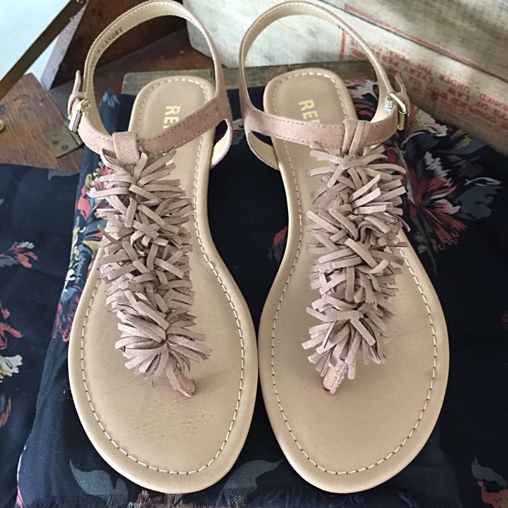 $17 NWT Landry Fringe Sandals Size 8M - Picture 4 of 8